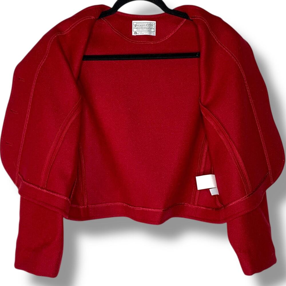 Vintage Pendleton Wool Jacket Blazer Button Front… - image 9